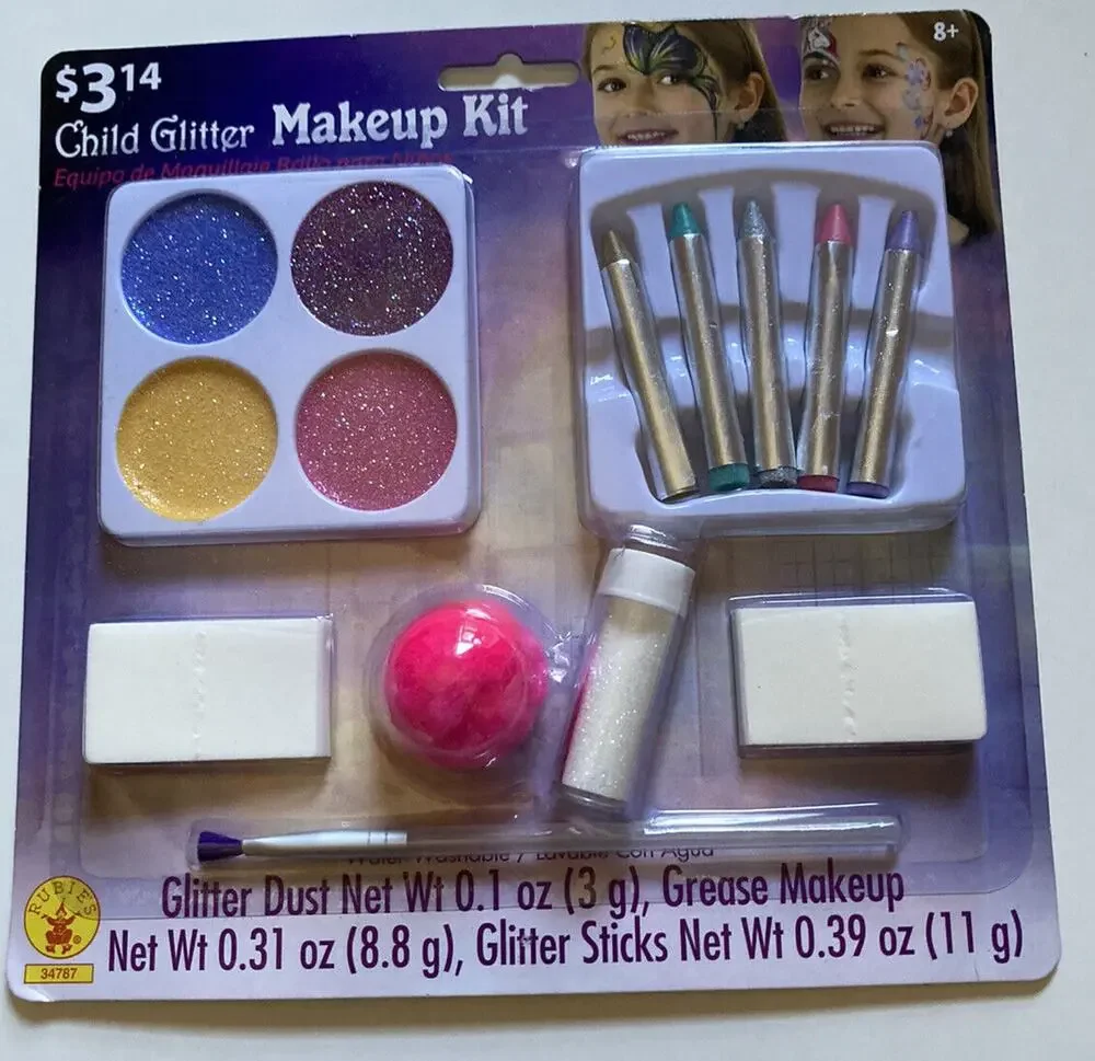 Child Glitter Makeup Kit Set By Rubies. Halloween Costume